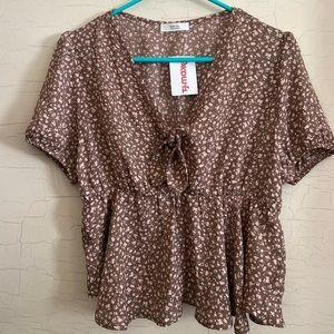 Tj Maxx Peplum Top Size Large